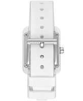 Dkny Women's City Sport White Silicone Strap Watch, 37mm