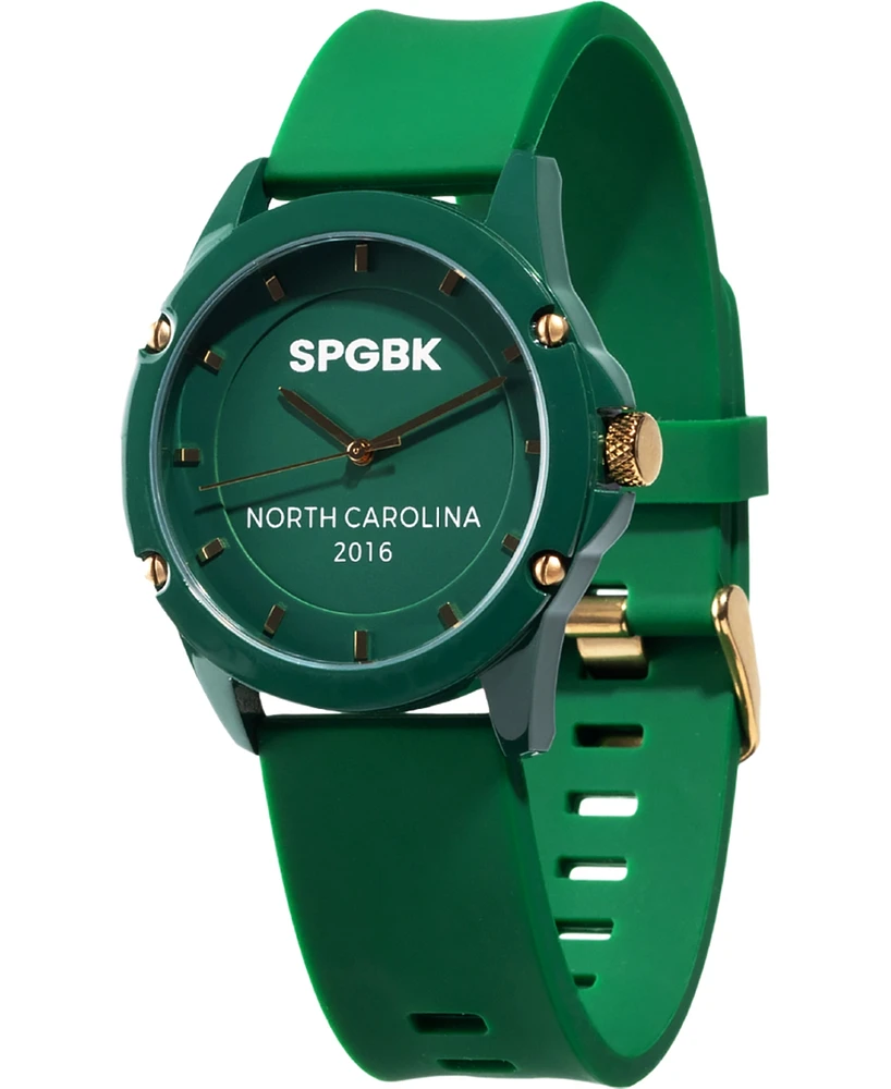 Spgbk Watches Unisex Trojan Green Silicone Strap Watch 44mm