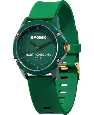 Spgbk Watches Unisex Trojan Green Silicone Strap Watch 44mm