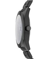 Dkny Men's Modernist Classics Gun Metal-Tone Stainless Steel Bracelet Watch, 40mm