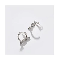 Sohi Women's Knot Stud Earrings