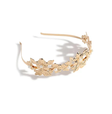 Sohi Women's Gold Plated Designer Hairband