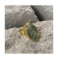Sohi Women's Teardrop Stone Cocktail Ring