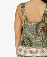Sanctuary Women's Button-Front Relaxed Tank Top