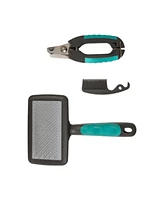 Country Living All-in-One 3-Piece Dog Grooming Kit for a Healthy and Well-Groomed Pet