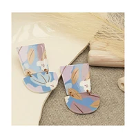 Sohi Women's Trendy Designer Drop Earrings