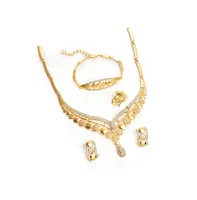 Sohi Women's Gold Plated Designer Stone Jewellery Set