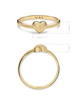 Devata Sweet Heart Ring in 14K Gold, Size 7