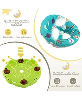 Costway Toddler 3-in-1 Activity Center Bouncing Saucer w/ 3-position