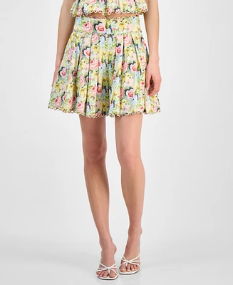 En Saison Women's Cairo Floral-Print Shorts