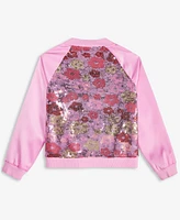 Epic Threads Little & Big Girls Sequined Bomber Jacket, Exclusively at Macy's