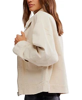 Free People Women's Sally Cotton Canvas Jacket