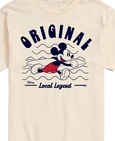 Airwaves Men's Disney Mickey's Original Local Legend Short Sleeve T-Shirt