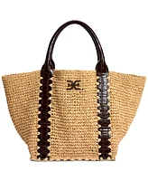 Sam Edelman Marley Large Raffia Collapsible Tote