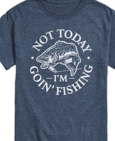 Airwaves Men's Not Today Going Fishing Short Sleeve T-Shirt