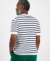 Club Room Men's Short-Sleeve Bengal Striped Cotton Sweater T-Shirt, Exclusively at Macy's
