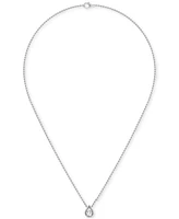 Diamond Tear-Shape 18" Pendant Necklace (1/3 ct. t.w.) 14k White or Yellow Gold