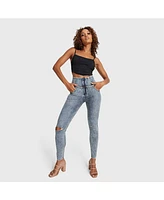Freddy Women's Wr.up Snug Ripped Jeans
