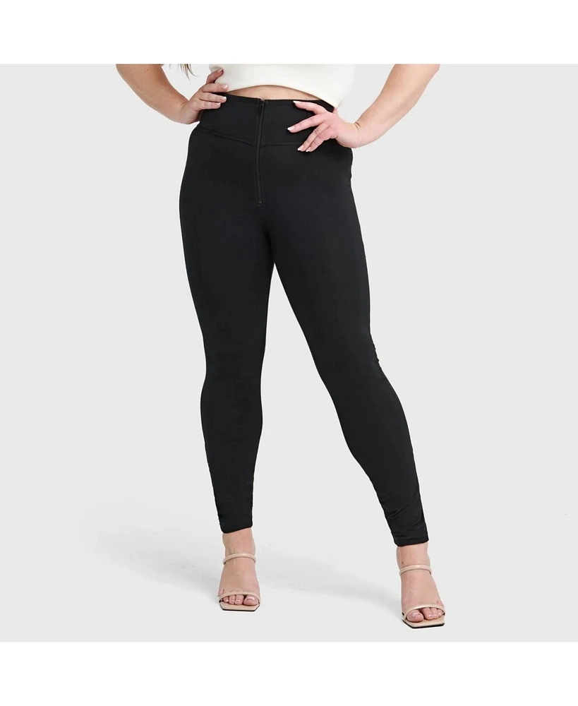 Freddy Women's Wr.up Curvy Zip High Waisted Pants