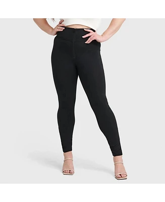 Freddy Women's Wr.up Curvy Zip High Waisted Pants