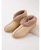 Sheepskin Shearling Bootee Slippers