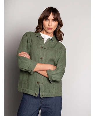 Celtic & Co. Women's Linen Western Jacket