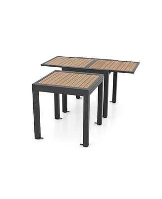 Extendable Patio Dining Table for 4 to 6 People for Outdoor Meals