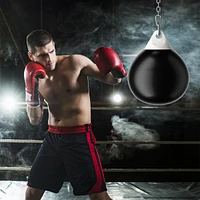 110 Pound Heavy Punching Water Aqua Bag with Adjustable Metal Chain