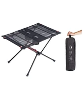 Naturehike Ultralight Camping Table, Portable Backpacking Table with Carry Bag & Cup Holder, Folding Mesh Camp Table for Camping Picnic Beach Fishing