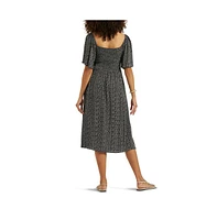Ripe Maternity Emmy Shirred Dress