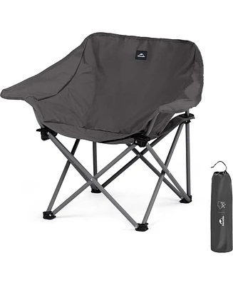 Naturehike Foldable Camping chair Can bear 110 kg Fishing Portable folding With armrest and two pockets