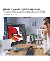 Kanto SE2 Elevated Desktop Speaker Stands for Small Speakers - Pair