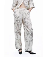 Nocturne Women's Patterned Jacquard Pants