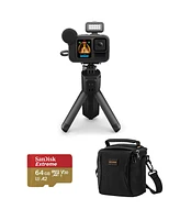 GoPro HERO13 Black Creator Edition Camera, Bundle with 64GB Memory Card and Shoulder Bag