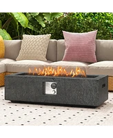 50000 Btu Fire Pit Table Set with Stainless Steel Burner