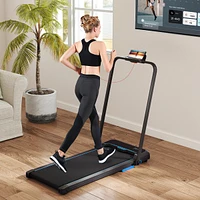 3 1 Folding Treadmill with Remote Control and Led Display