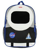 Nasa Astronaut 17" Backpack Space Shuttle Meatball Patches Travel Book Bag For Daily Use