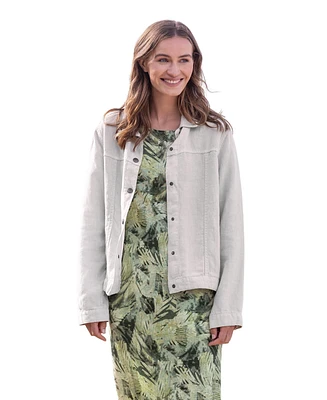 Celtic & Co. Women's Linen Western Jacket
