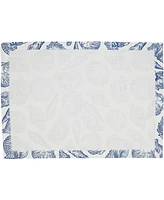 Saro Lifestyle Seaside Sea Shells Cotton Placemats, 14" x 20"