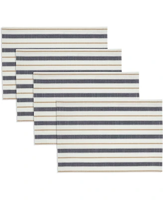 Saro Lifestyle Modern Striped Placemats, 13" x 19"
