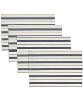 Saro Lifestyle Modern Striped Placemats, 13" x 19"