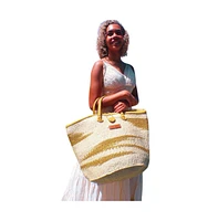 Life Art Handmade Sisal Basket Tote Bag