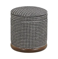 Fiorelli Round Boucle Ottoman