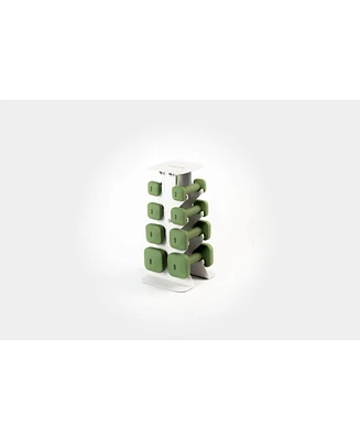 WeGym SafeGrip Dumbbells Lower Set with Rack - 2, 3, 5