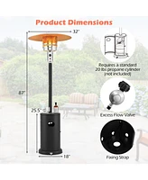 50000 Btu Propane Patio Heater with Round Table Design
