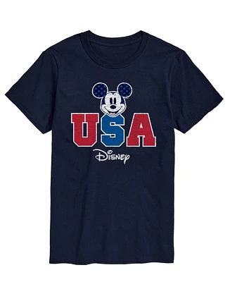 Airwaves Men's Disney Mickey Mouse Usa Short Sleeve T-Shirt