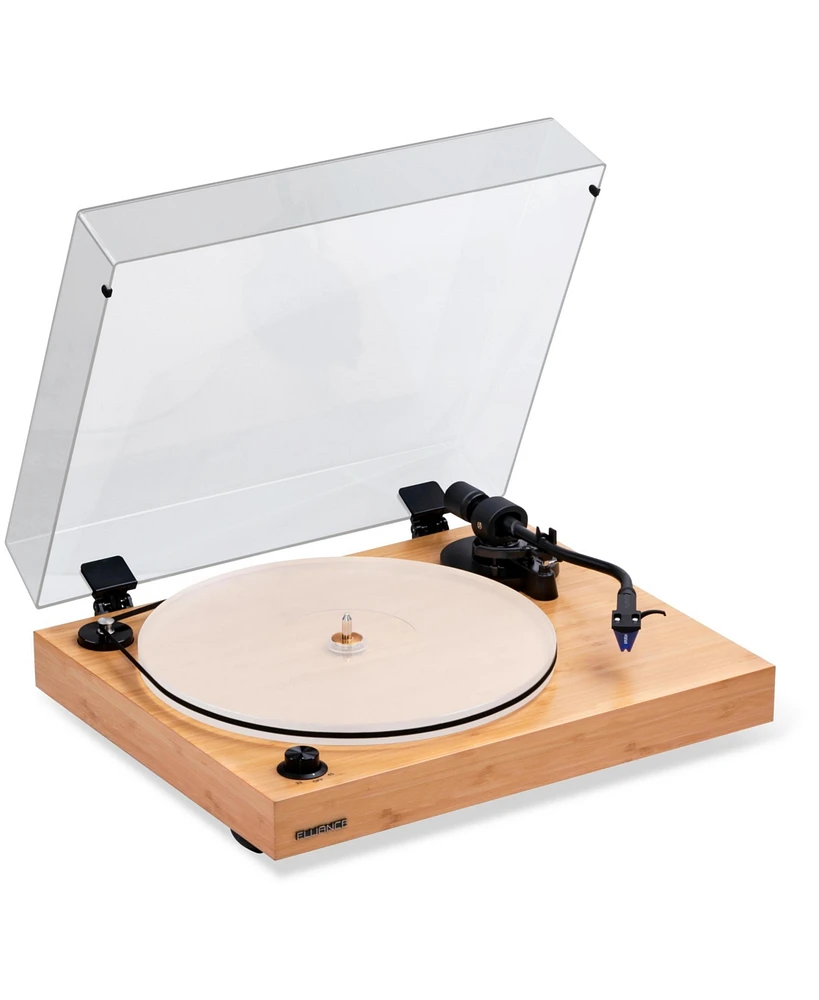 Fluance RT85 Reference High Fidelity Vinyl Turntable Record Player with Ortofon 2M Blue Cartridge, Acrylic Platter, Speed Control Motor, Mass Mdf