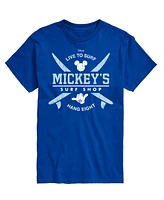 Airwaves Men's Disney Mickey's Surf Shop Short Sleeve T-Shirt