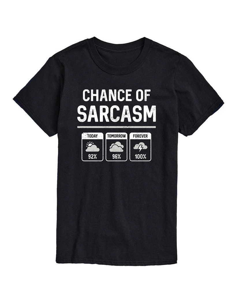 Airwaves Men's Chance of Sarcasm Short Sleeve T-Shirt