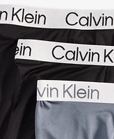 Calvin Klein Men's 3-Pk. Chromatic Brushed Micro Boxer Briefs